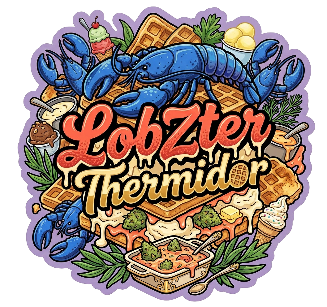 LobZter Thermidor Packaging Illustration